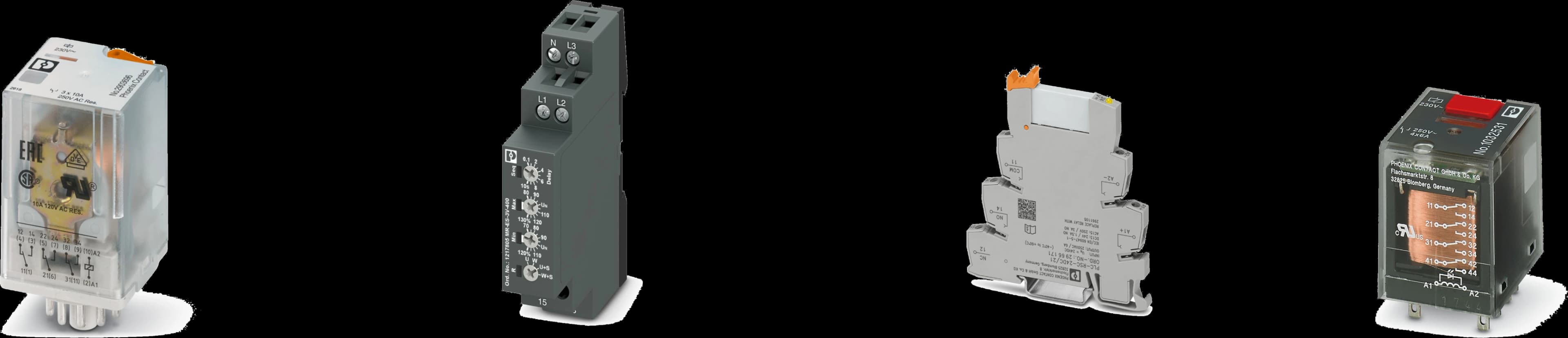 Phoenix Contact relays and monitoring devices
