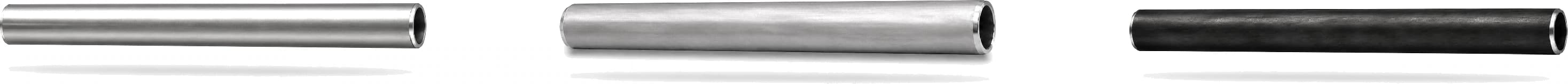 Carbon and stainless steel pipes