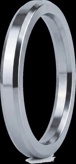 Solid metallic ring type joint gasket