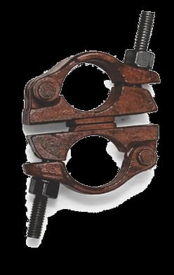 Swivel scaffold coupler