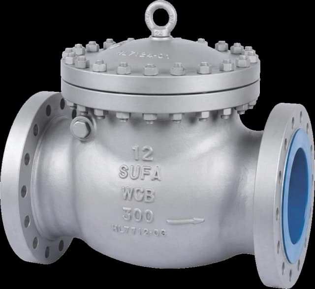 Industrial swing check valve