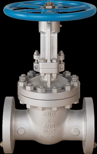 Industrial globe valve with handwheel