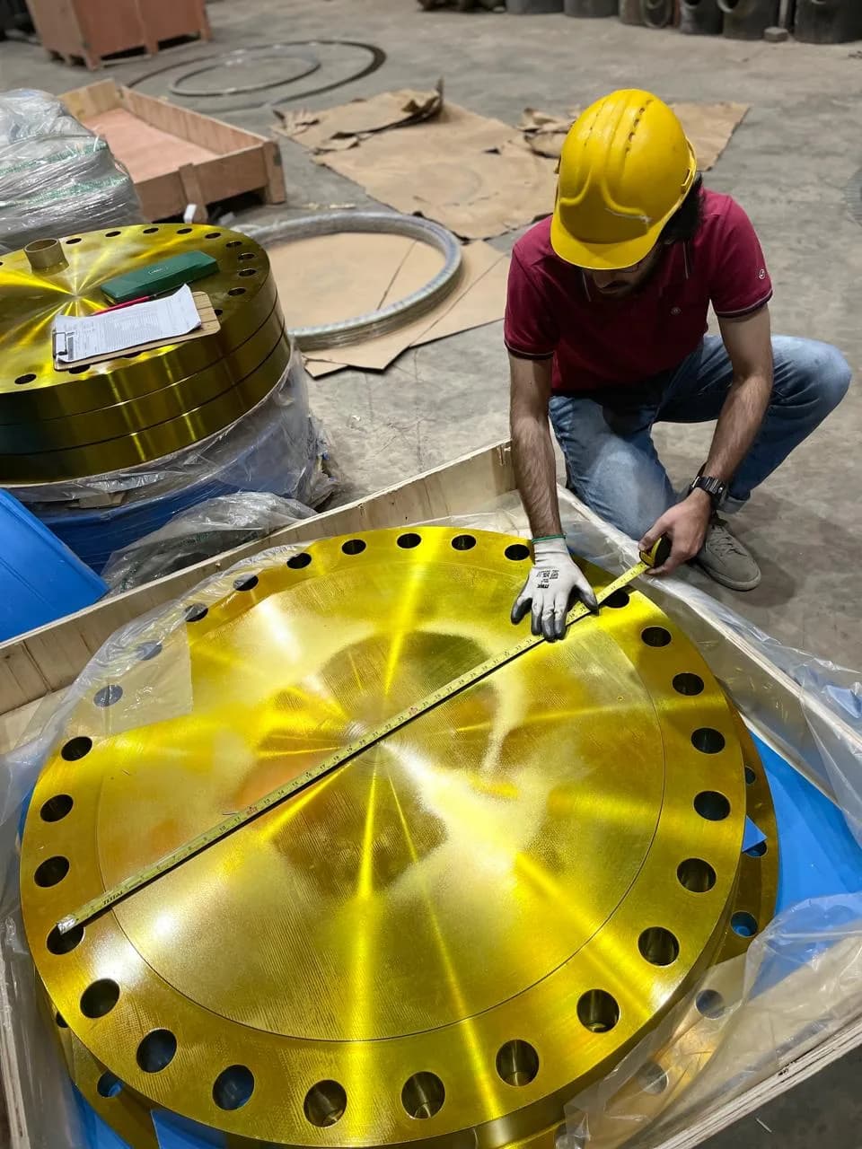 Quality inspection of incoming material on arrival